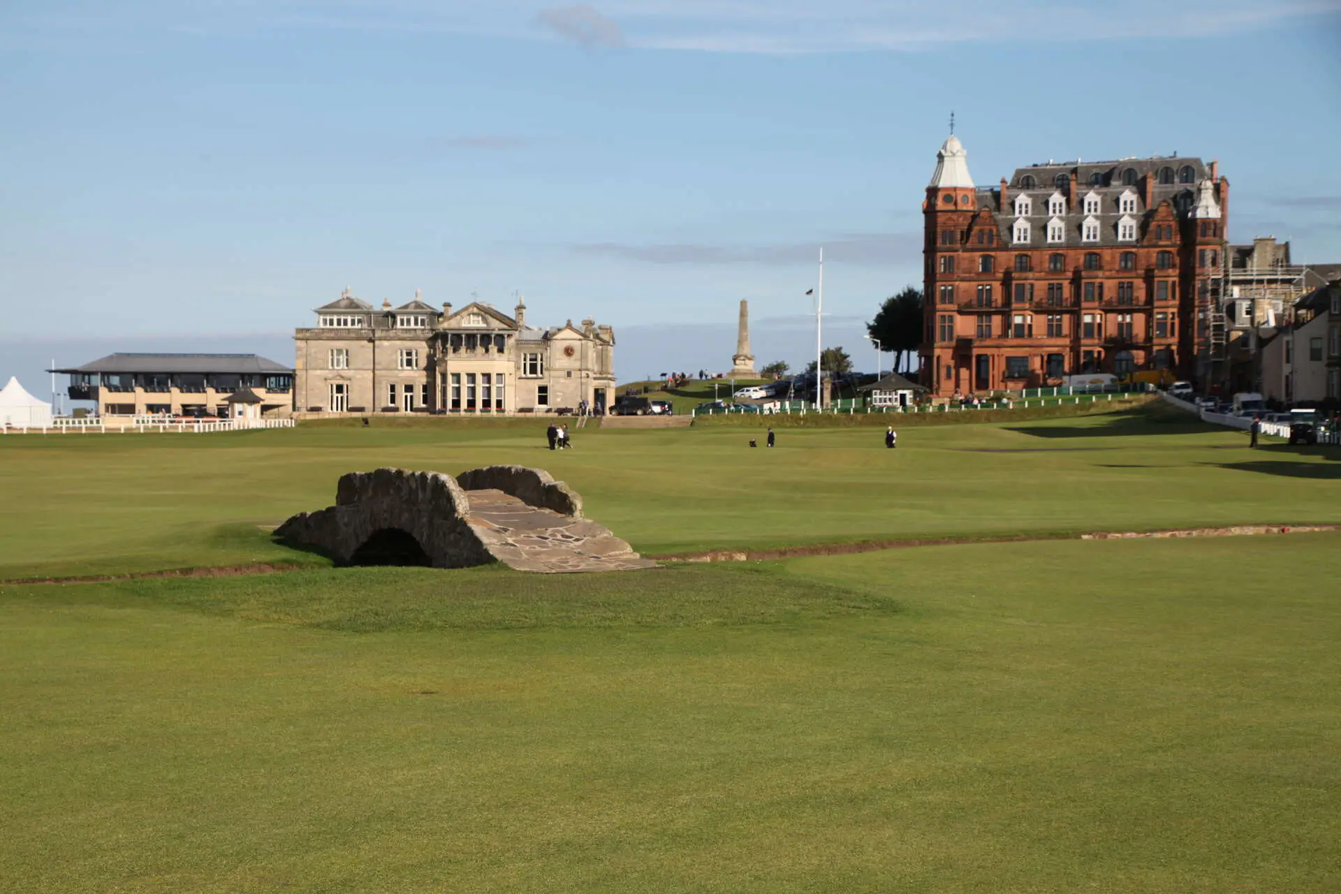 Old Course St Andrews and the Swilcan Bridge